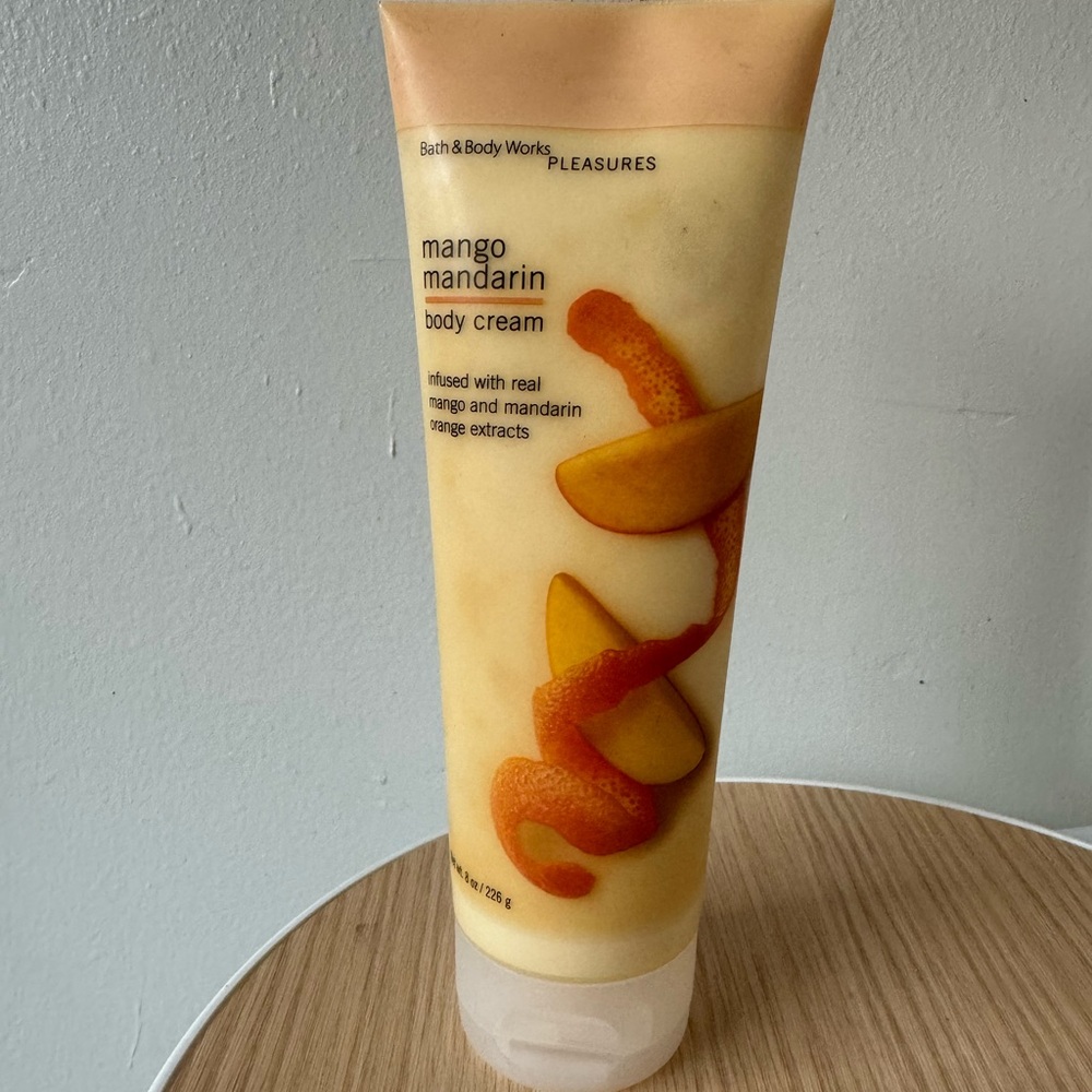 Bath & Body Works Mango Mandarin Body Cream Lotion Retired Hard To Find Vintage